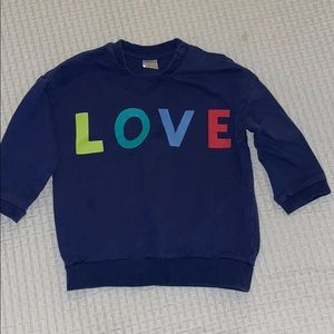 h&m Love sweatshirt